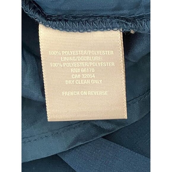 Women’s Size 4 - Sparkle & Fade Pleated Strapless teal Dress - Picture 5 of 15